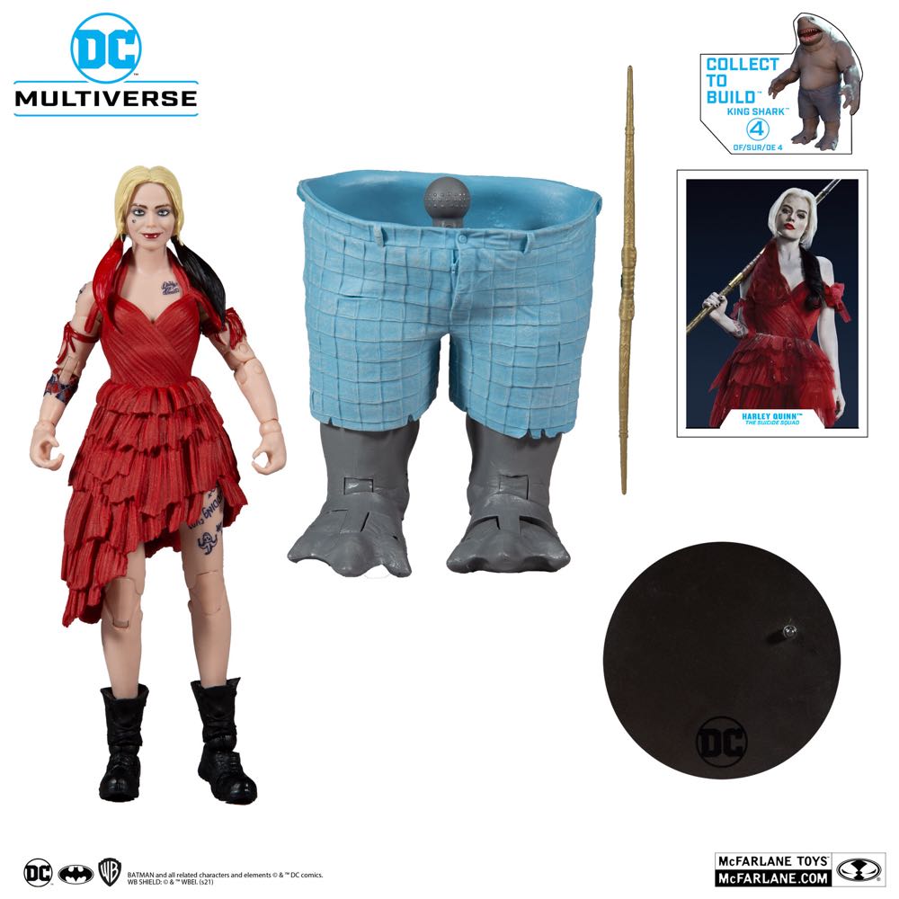 DC Multiverse The Suicide Squad Harley Quinn - McFarlane Toys (DC Multiverse) (DC Multiverse) action figure collectible - Main Image 3