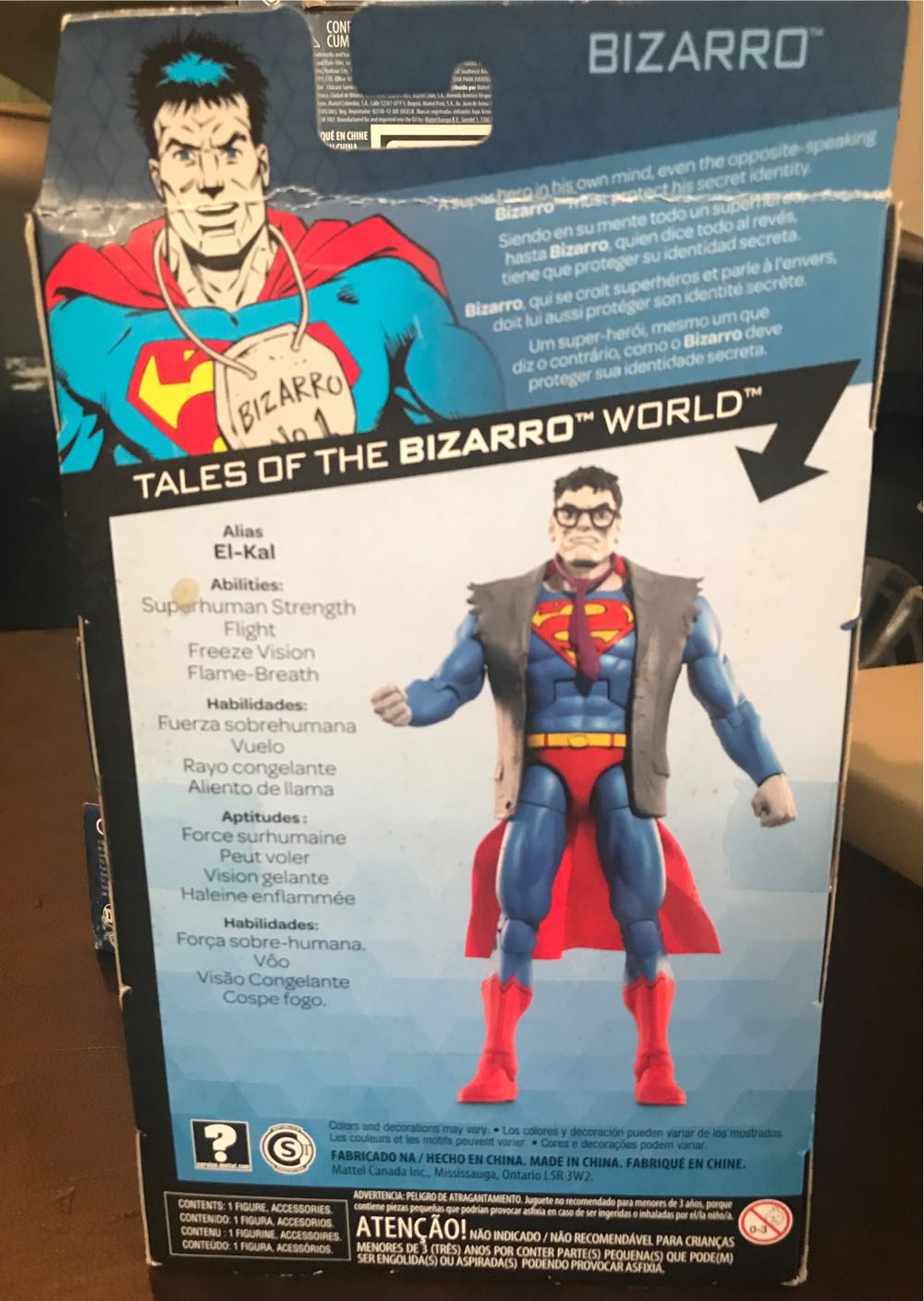 DC Blue DC Multiverse Bizarro  action figure collectible - Main Image 2