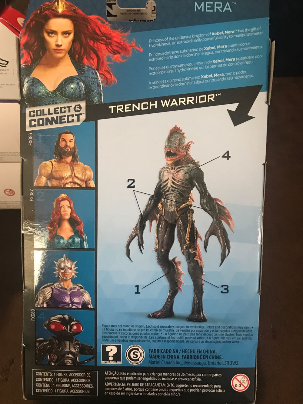 DC Blue DC Multiverse Mera  action figure collectible - Main Image 2