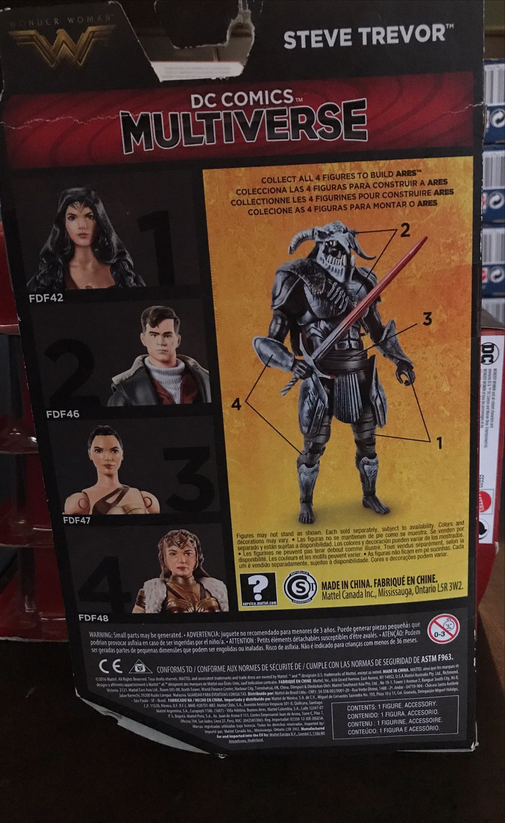 DC Red DC Multiverse Steve Trevor  action figure collectible - Main Image 2
