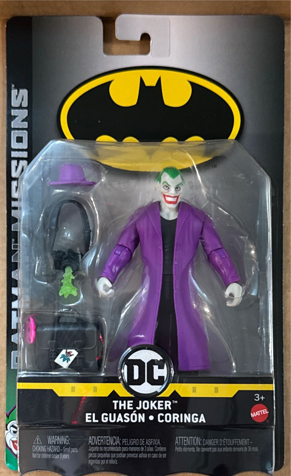 The Joker - Mattel (Batman Missions) action figure collectible [Barcode 887961663525] - Main Image 2