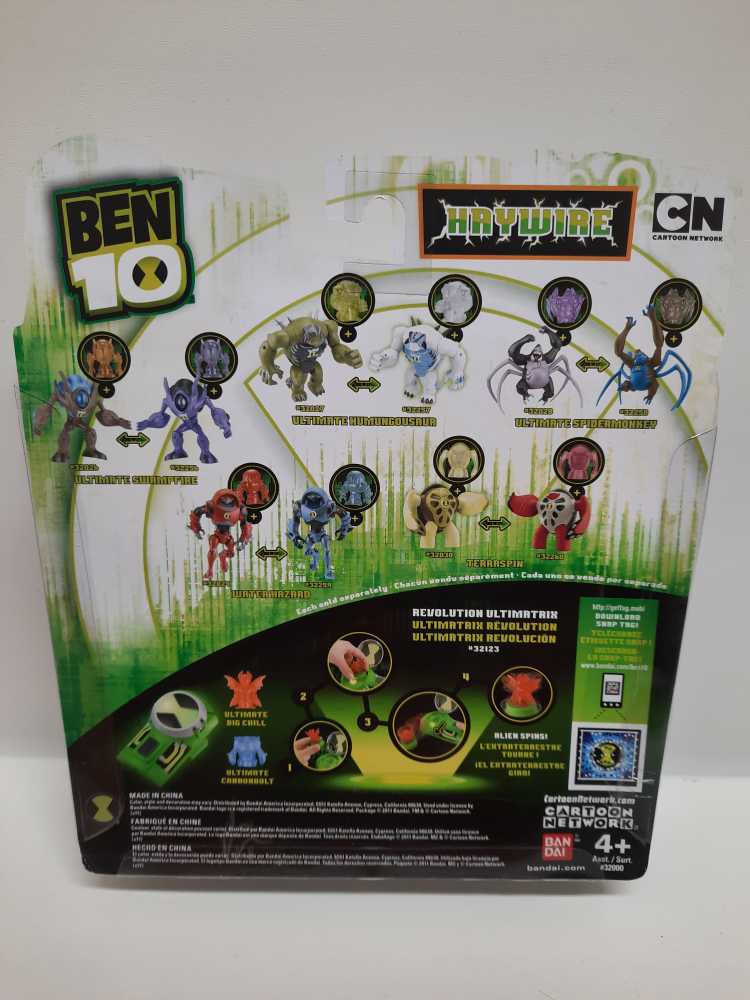 Ben 10 Haywire Ampfibian - Bandai (Ben 10 Alien Force) action figure collectible [Barcode 045557322694] - Main Image 2