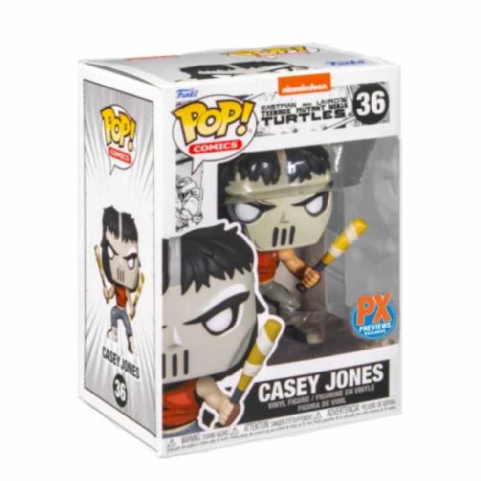 TMNT: Funko Pop! Eastman And Laird’s Teenage Mutant Ninja Turtles - Casey Jones #36 - Funko Pop! Comics (Eastman and Laird’s Teenage Mutant Ninja Turtles) action figure collectible [Barcode 889698606509] - Main Image 2