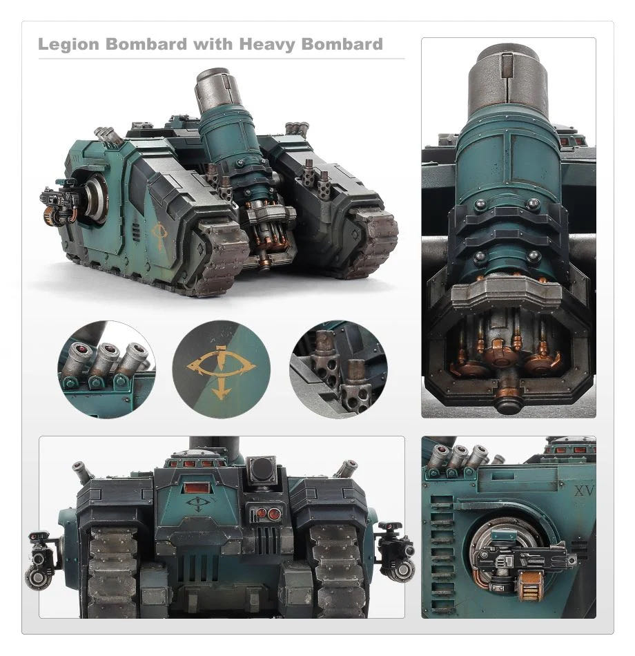 Legion Arquitor Bombard with Morbus Heavy Bombard - Forge World (Warhammer 30k) action figure collectible - Main Image 2