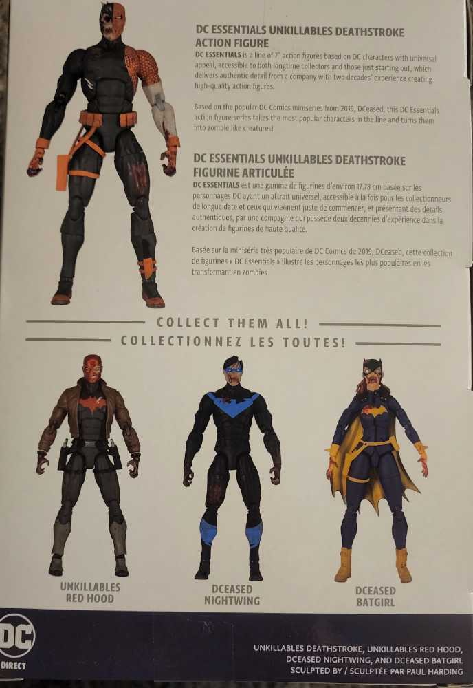 DCeased Deathstroke - McFarlane Toys / DC Direct (DC Direct DC Essentials) action figure collectible [Barcode 787926301175] - Main Image 2