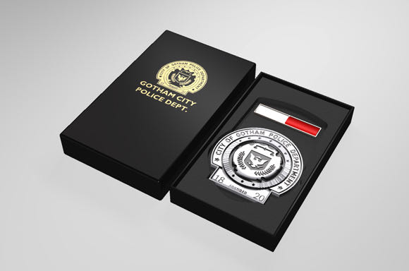 Batman Trilogy Gotham Police Badge Limited Edition Replica ...  action figure collectible [Barcode 5059479717792] - Main Image 2