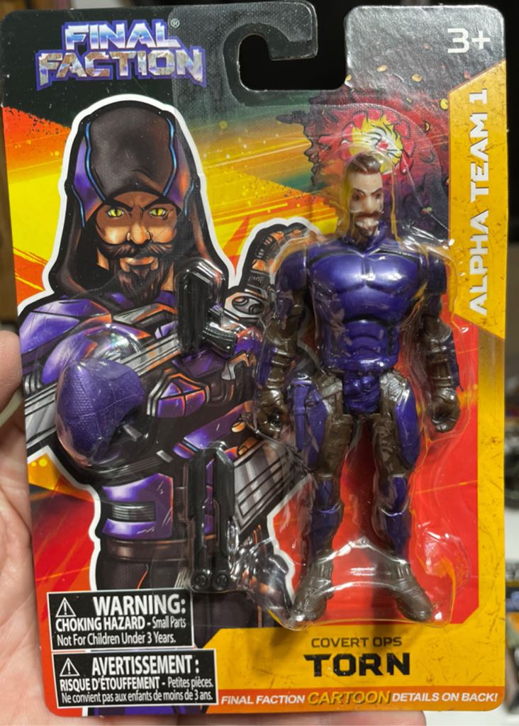 Final Faction: Torn - Greenbrier International, Inc. (Alpha Team 1) action figure collectible [Barcode 195464032725] - Main Image 1