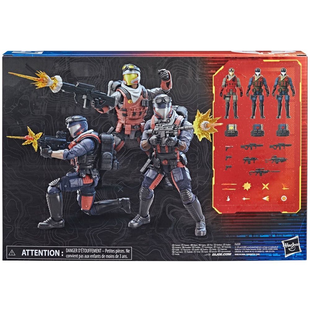 47 | Cobra Viper Officer & Vipers 3 Pack - Hasbro (G.I. Joe) action figure collectible - Main Image 2