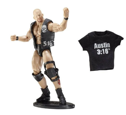 Stone Cold Steve Austin - Mattel (WWE Elite Legends) action figure collectible [Barcode 027084786620] - Main Image 2