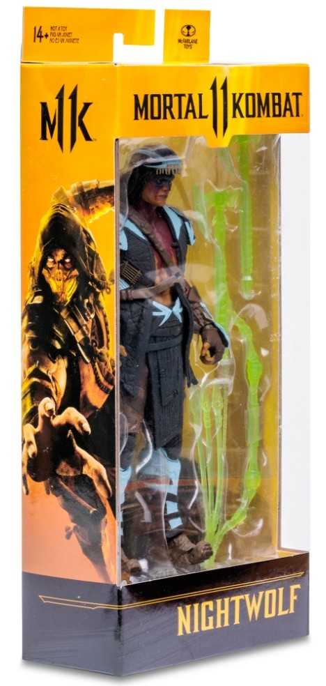 Nightwolf - Mortal Kombat (Mortal Kombat) action figure collectible [Barcode 787926110715] - Main Image 3