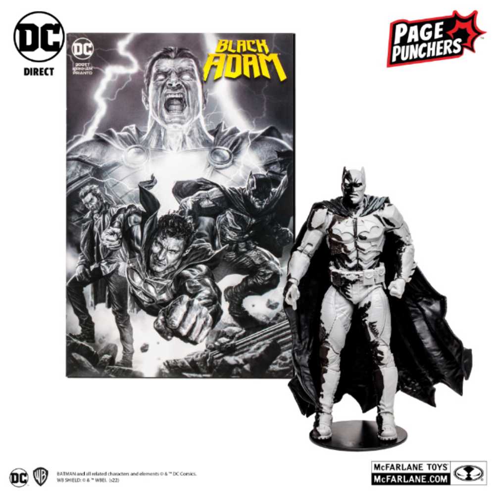 Batman - Sketch Line Variant Page Punchers - DC Direct / McFarlane Toys (DC Direct - DC Page Punchers (7 Inch)) action figure collectible [Barcode 787926158939] - Main Image 4