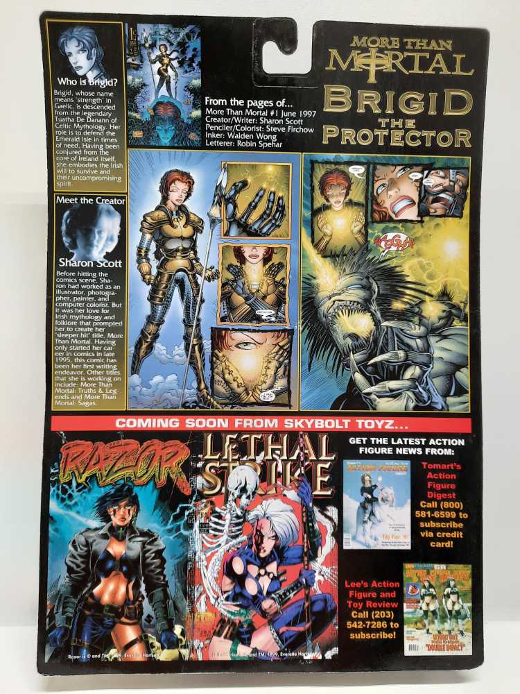 Brigid the Protector (White)  (Skybolt Toyz: 6”) action figure collectible - Main Image 2