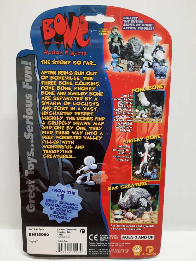 Thorn - Resaurus (Jeff Smith’s Bone) action figure collectible [Barcode 705804011053] - Main Image 2