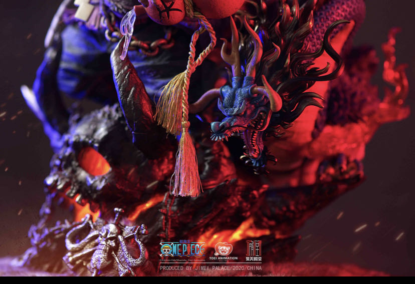 Resine Kaido Avec Saké Et Dragon Arrière  action figure collectible - Main Image 4