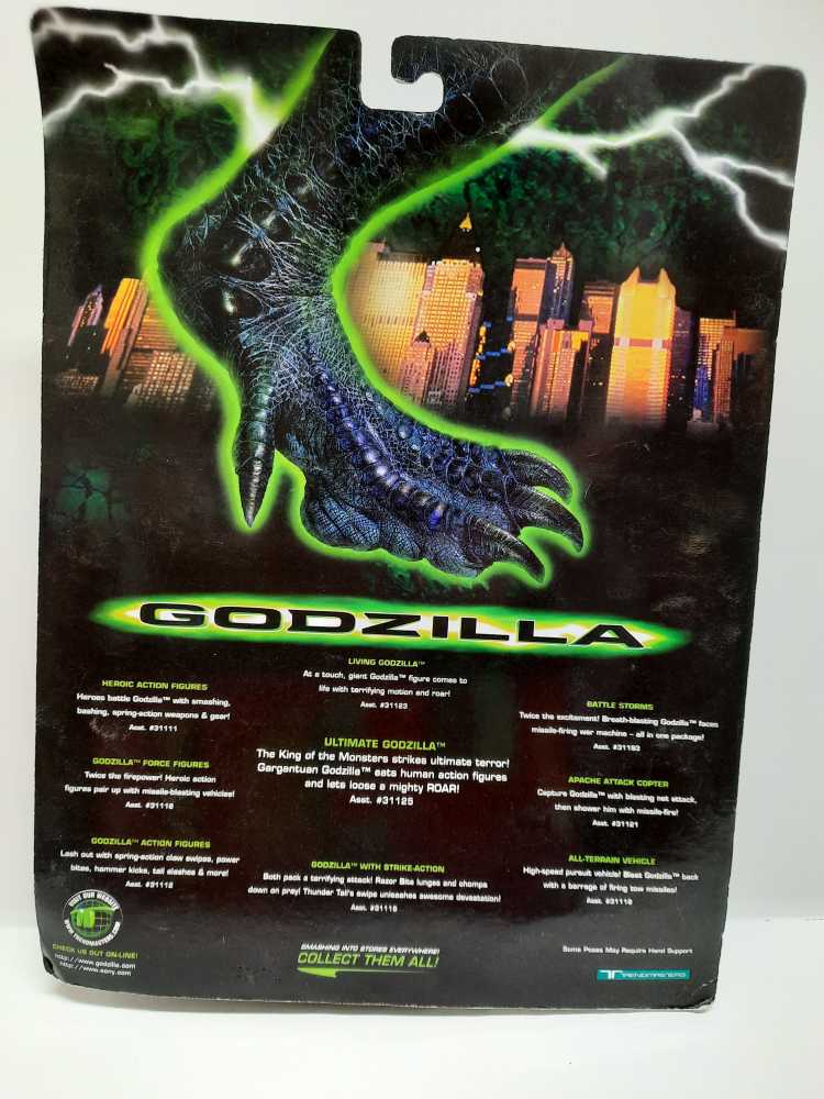 Godzilla: Ultra-Attack Animal - Trendmasters (Godzilla: 3”) action figure collectible [Barcode 096882085648] - Main Image 2