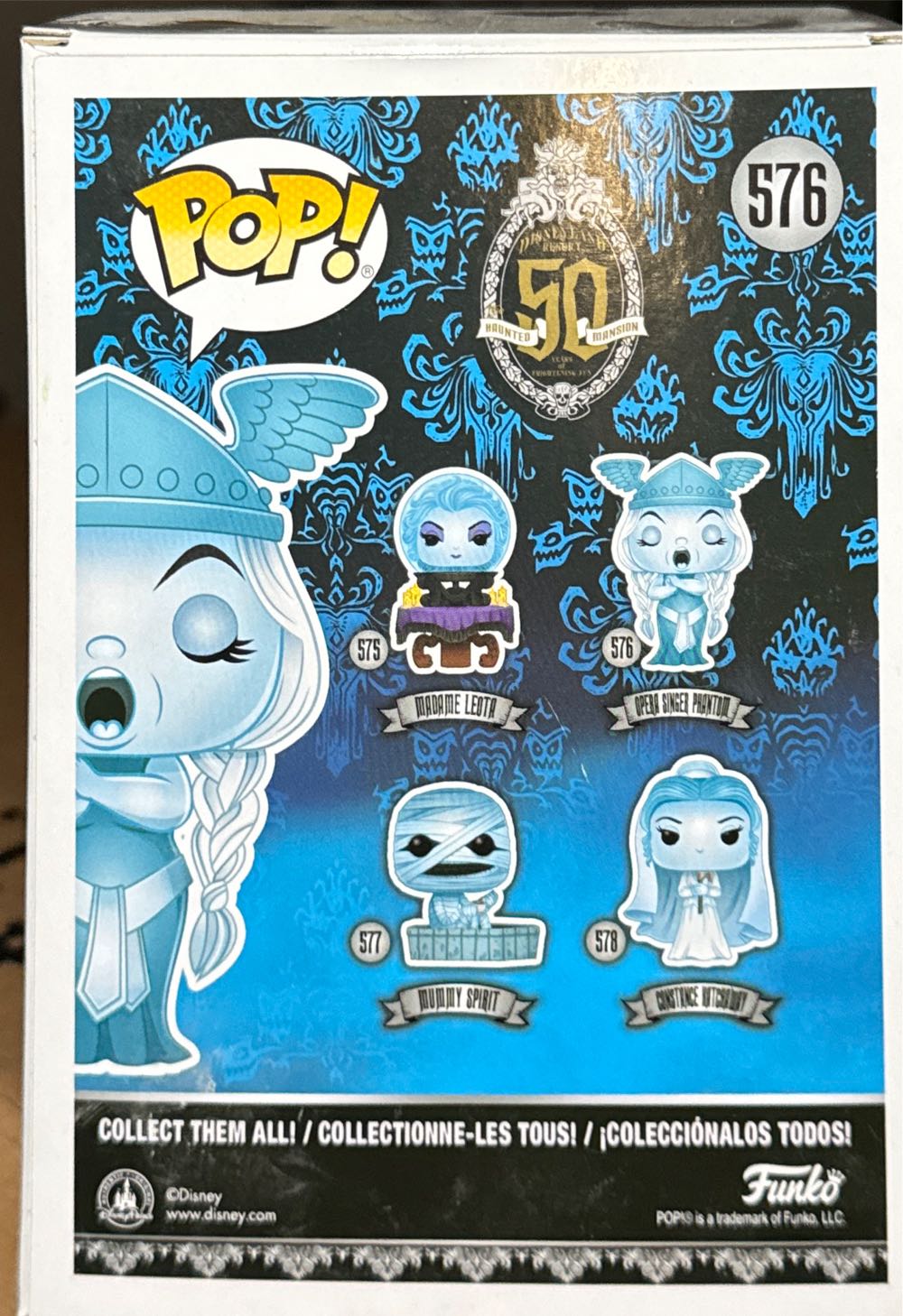 Opera Singer Phantom - Funko (The Haunted Mansion) action figure collectible [Barcode 889698421485] - Main Image 2