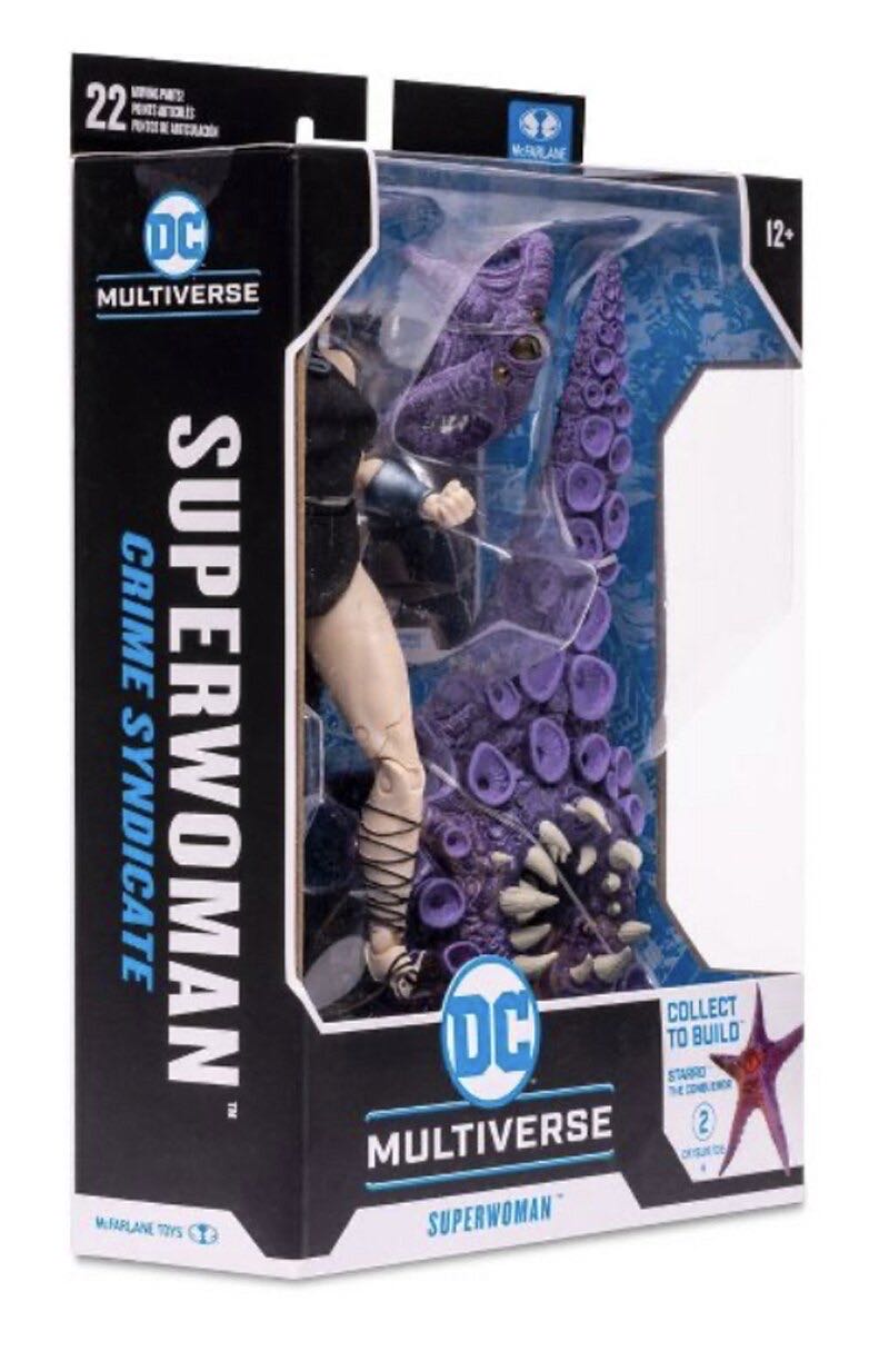 DC Multiverse Crime Syndicate Series SUPERWOMAN OF EARTH 3 (Target Exclusive) - Mcfarlane (DC Multiverse) action figure collectible [Barcode 787926154467] - Main Image 2
