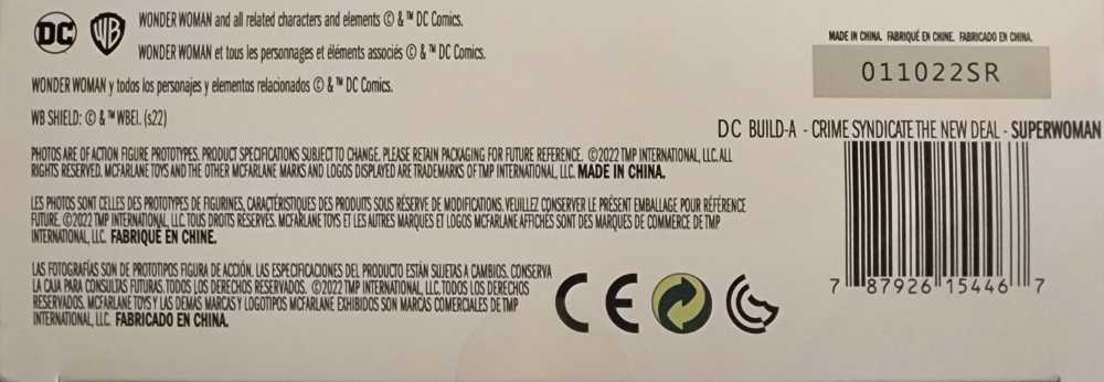 DC Multiverse Crime Syndicate Series SUPERWOMAN OF EARTH 3 (Target Exclusive) - Mcfarlane (DC Multiverse) action figure collectible [Barcode 787926154467] - Main Image 4