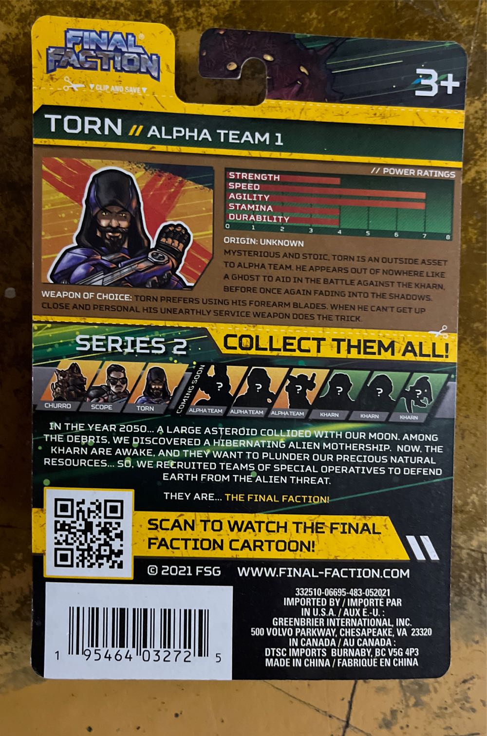 Covert Ops Torn  (Final Faction) action figure collectible - Main Image 2