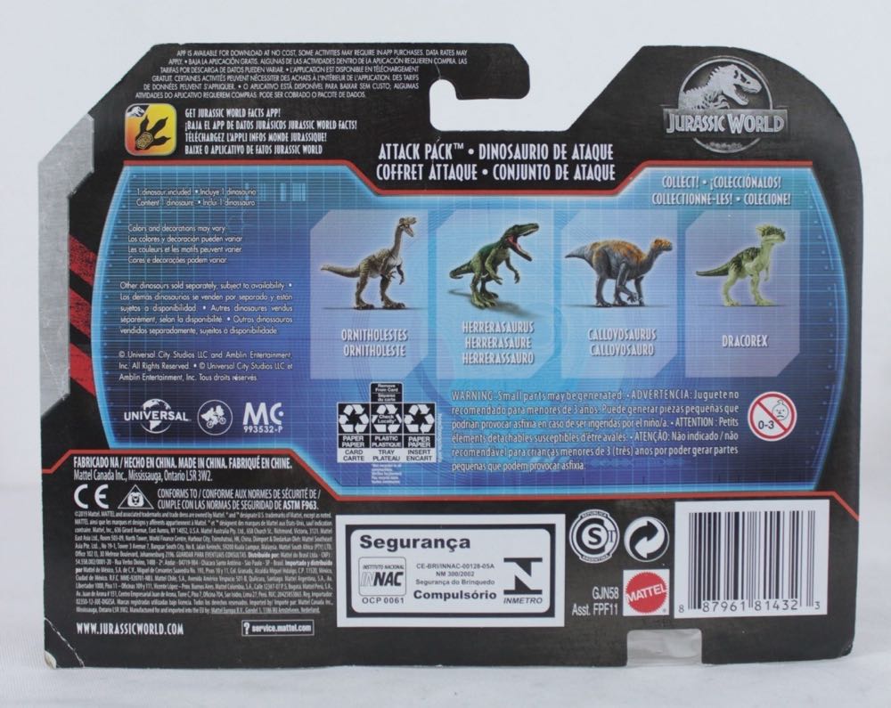 Ornitholeste - Mattel (JW Attack Pack) action figure collectible [Barcode 887961814323] - Main Image 3