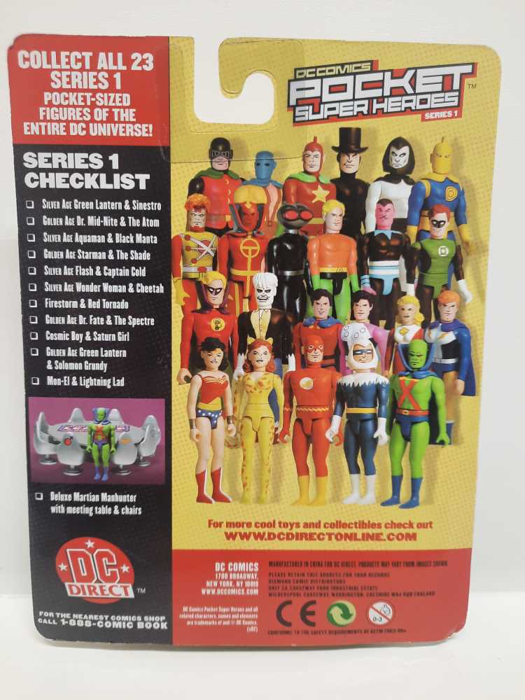 Firestorm // Red Tornado - DC Direct (DC Comics - Pocket Super Heroes) action figure collectible [Barcode 761941234342] - Main Image 2
