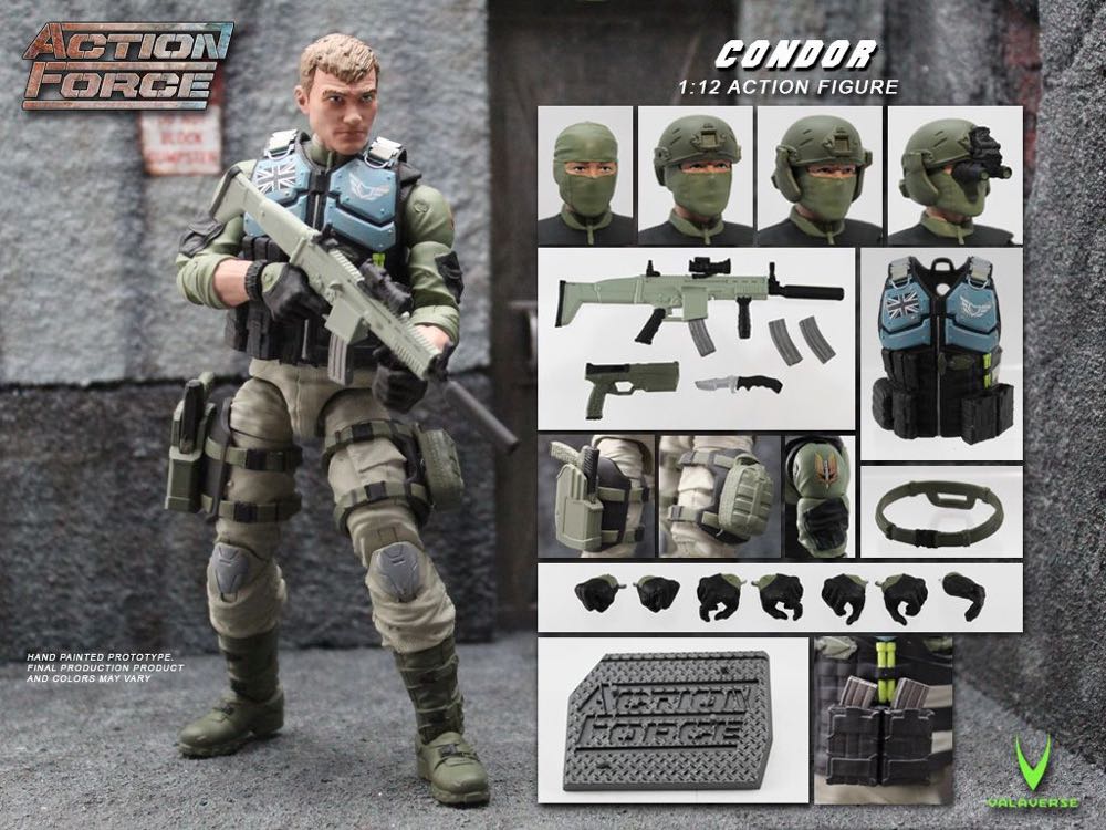 Action Force Condor 1 12 Figure Valaverse Gi Joe Classified New! Kickstarter Nib - Valaverse (Action Force Figure) action figure collectible [Barcode 618952266759] - Main Image 2