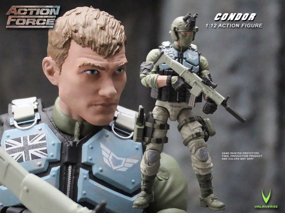 Action Force Condor 1 12 Figure Valaverse Gi Joe Classified New! Kickstarter Nib - Valaverse (Action Force Figure) action figure collectible [Barcode 618952266759] - Main Image 4