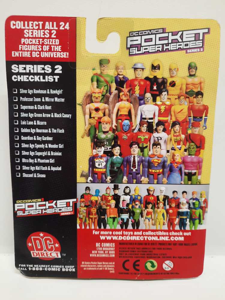 Green Arrow (Silver Age) & Black Canary  (Pocket Super Heroes) action figure collectible [Barcode 761941237565] - Main Image 2