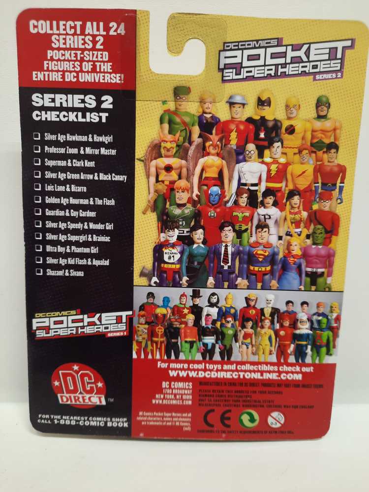 Superman & Clark Kent  (Pocket Super Heroes) action figure collectible [Barcode 761941235967] - Main Image 2