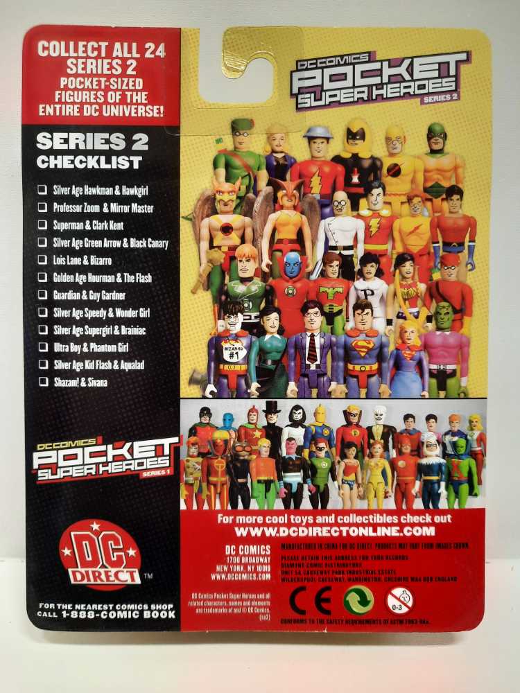 Lois Lane & Bizarro  (Pocket Super Heroes) action figure collectible [Barcode 761941237572] - Main Image 2