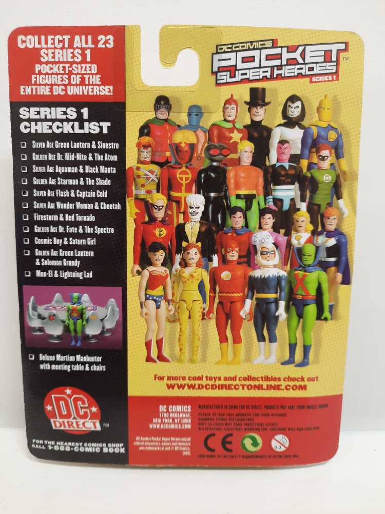 Dr. Mid-Nite (Golden Age) & The Atom  (Pocket Super Heroes) action figure collectible [Barcode 761941232454] - Main Image 2