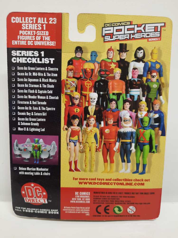 Flash (Silver Age) & Captain Cold  (Pocket Super Heroes) action figure collectible [Barcode 761941234335] - Main Image 2