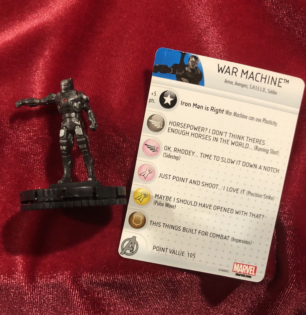 War Machine #004 Captain America: Civil War Movie Gravity Feed Marvel Heroclix  action figure collectible - Main Image 2