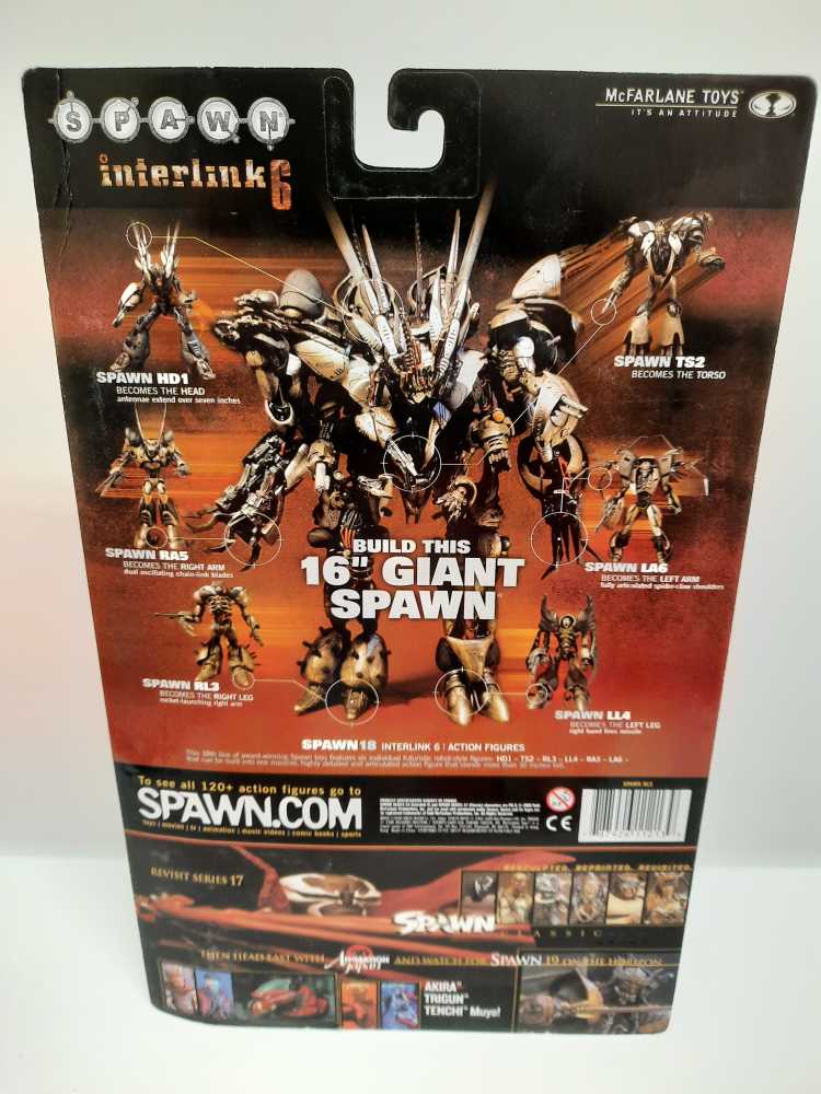Interlink RL-3  (Spawn: Interlink: 6”) action figure collectible [Barcode 787926112139] - Main Image 2