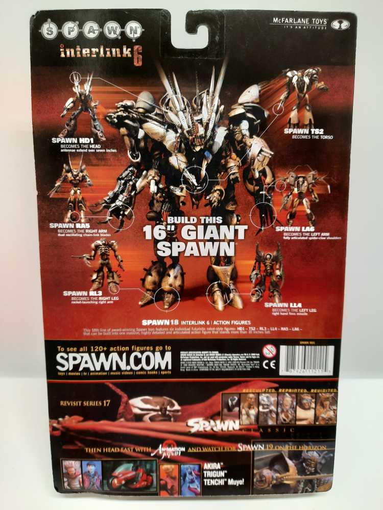 Interlink HD-1  (Spawn: Interlink: 6”) action figure collectible [Barcode 787926112115] - Main Image 2