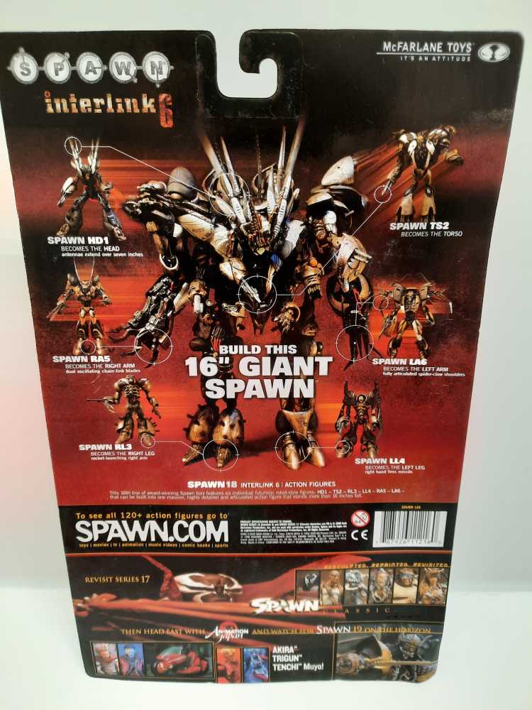 Interlink LA-6  (Spawn: Interlink: 6”) action figure collectible [Barcode 787926112160] - Main Image 2