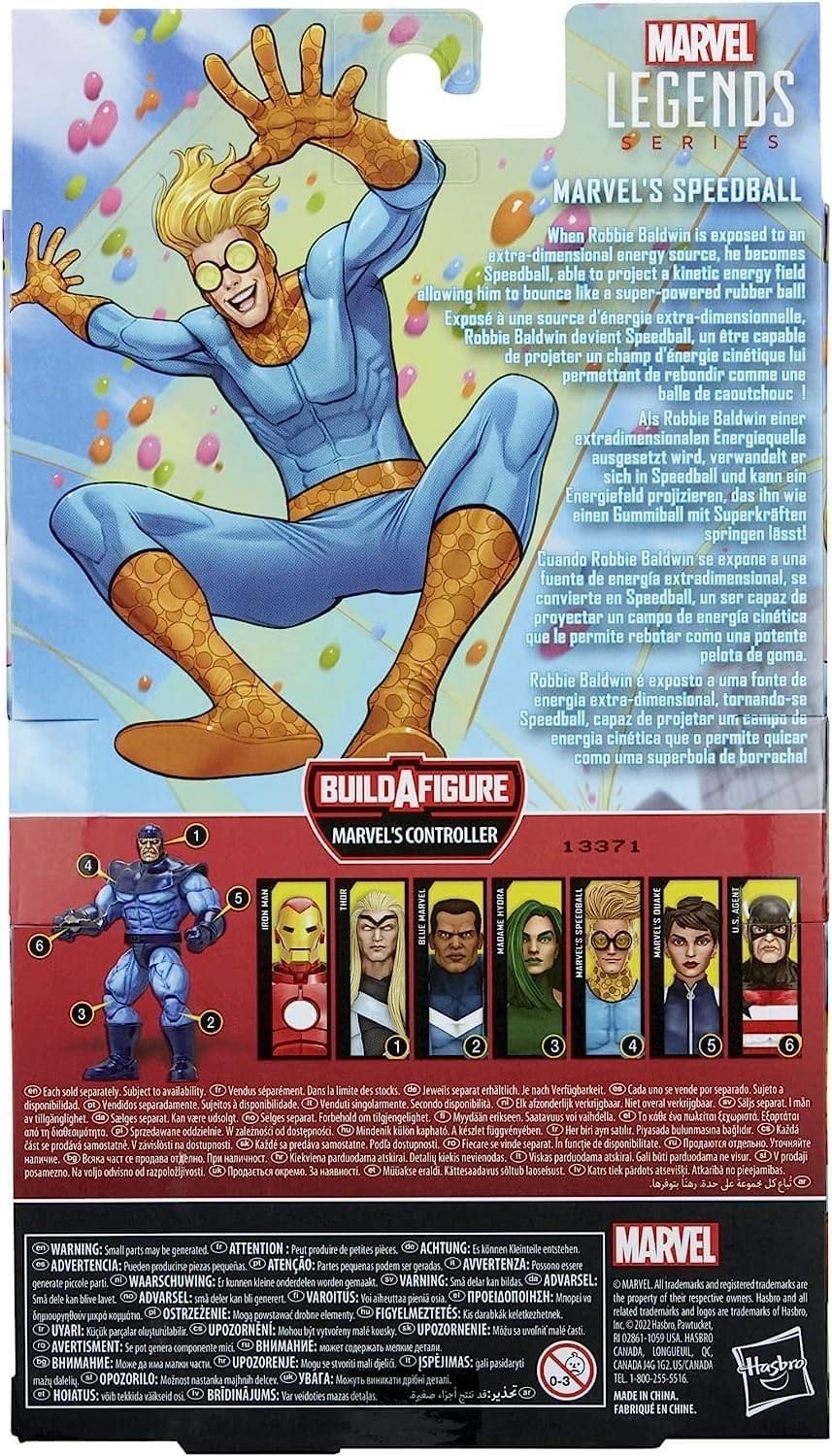 SpeedBall - Hasbro (Marvel Legends Series Controller Baf Wave) action figure collectible [Barcode 5010993942633] - Main Image 6