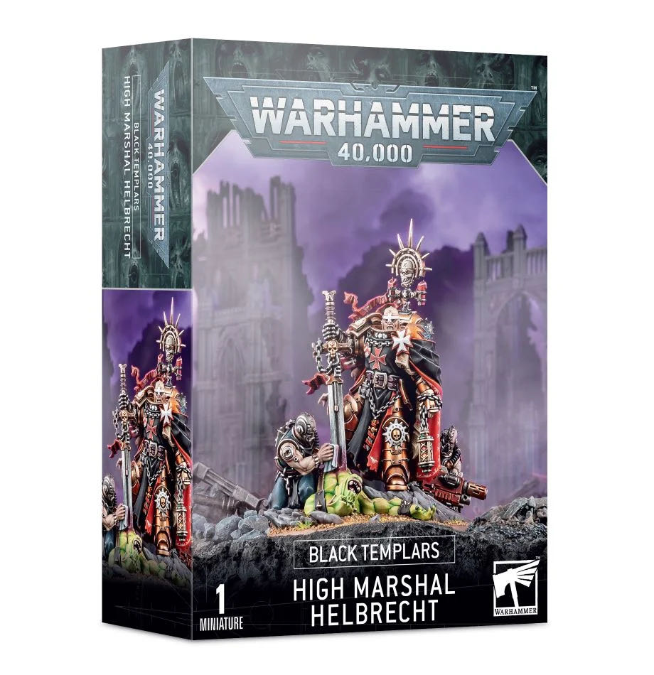 Space Marines: Black Templars High Marshal Helbrecht - Games Workshop (Black Templars) action figure collectible [Barcode 5011921155668] - Main Image 2