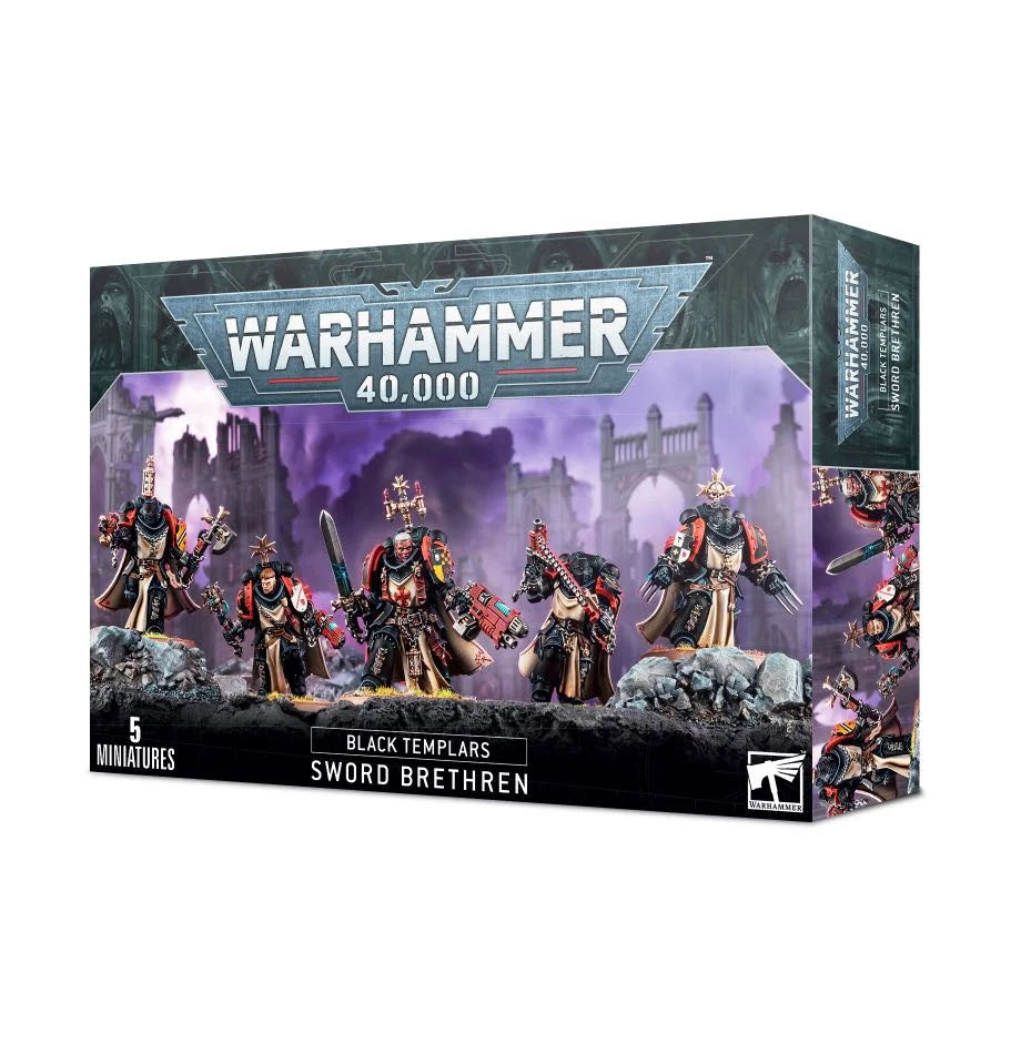 Black Templars Sword Brethren - Games Workshops (Warhammer 40.000 Space Marine) action figure collectible [Barcode 5011921152926] - Main Image 2