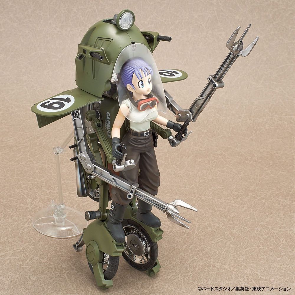 Bulma’s Motorcycle Variable NO.19 Model Kit - Figure-Rise Mechanics / Bandai (Dragon Ball) action figure collectible [Barcode 4573102553355] - Main Image 3
