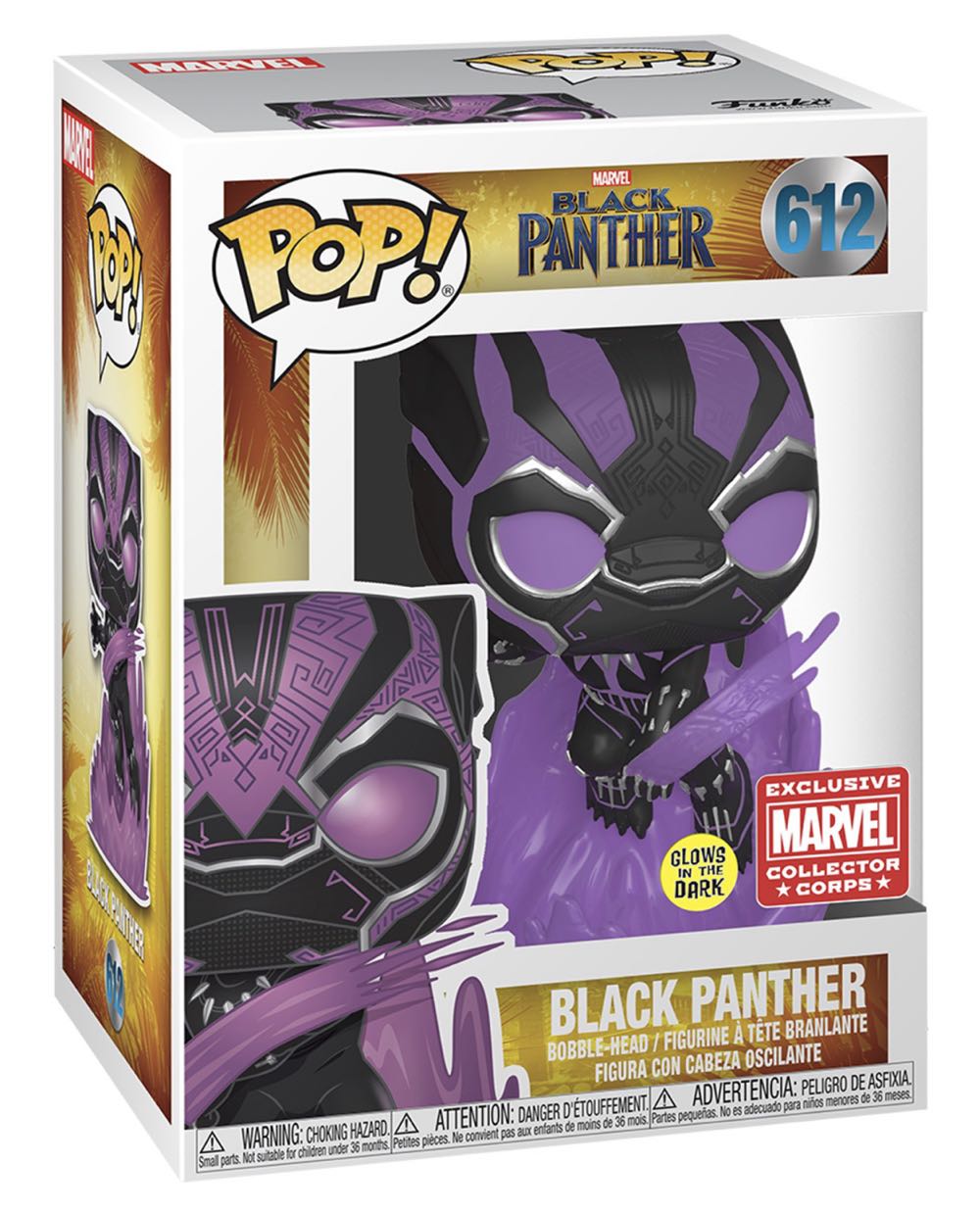 Black Panther: Black Panther #612 - Funko (Black Panther) action figure collectible [Barcode 889698469586] - Main Image 2