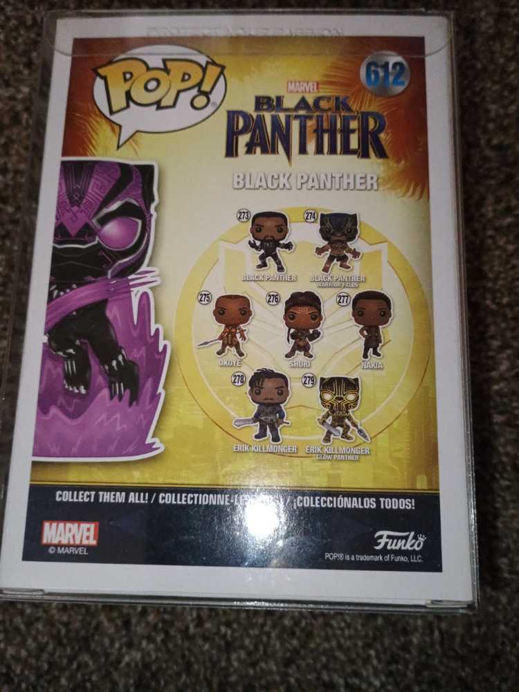 Black Panther: Black Panther #612 - Funko (Black Panther) action figure collectible [Barcode 889698469586] - Main Image 3