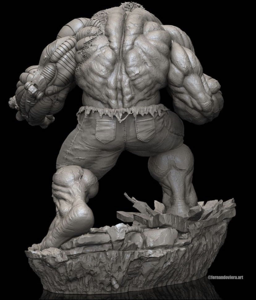 The Incredible Hulk Cosmic Moitie Robot (pas De Couleur)  action figure collectible - Main Image 2