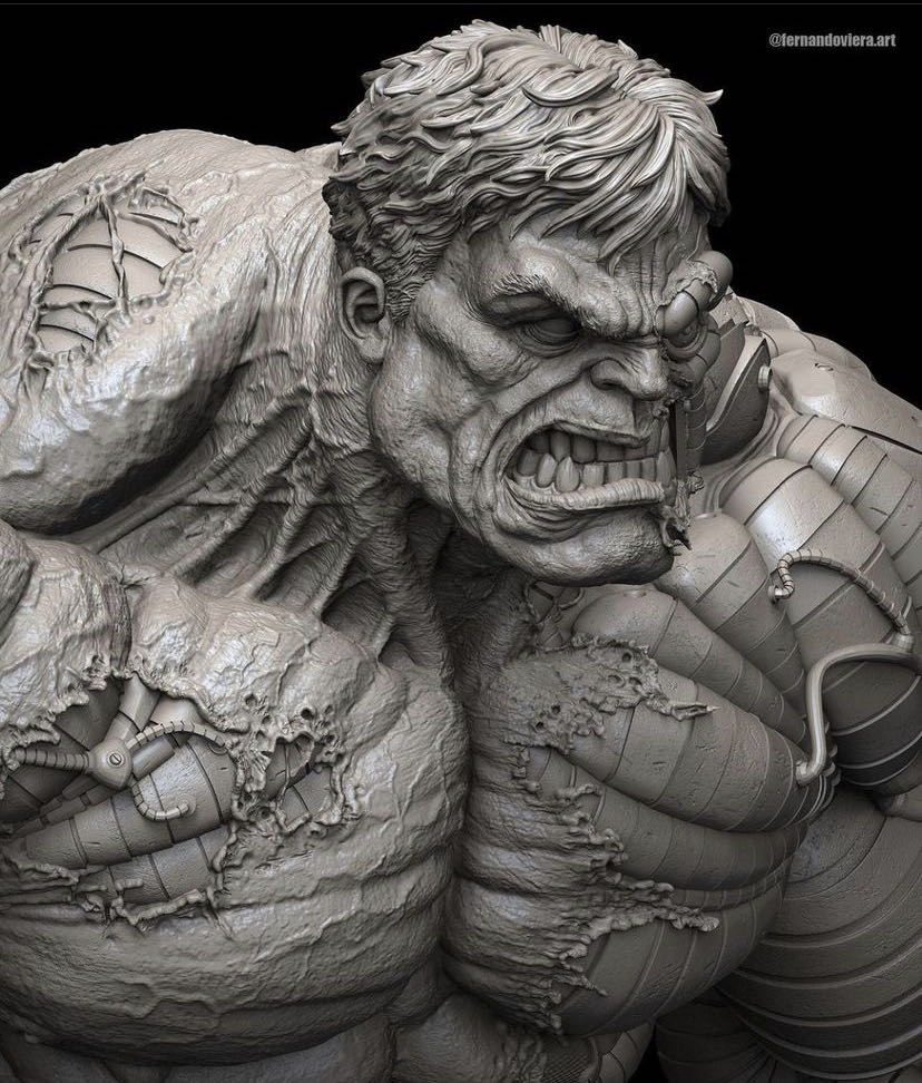 The Incredible Hulk Cosmic Moitie Robot (pas De Couleur)  action figure collectible - Main Image 3