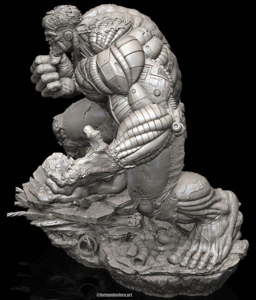 The Incredible Hulk Cosmic Moitie Robot (pas De Couleur)  action figure collectible - Main Image 4