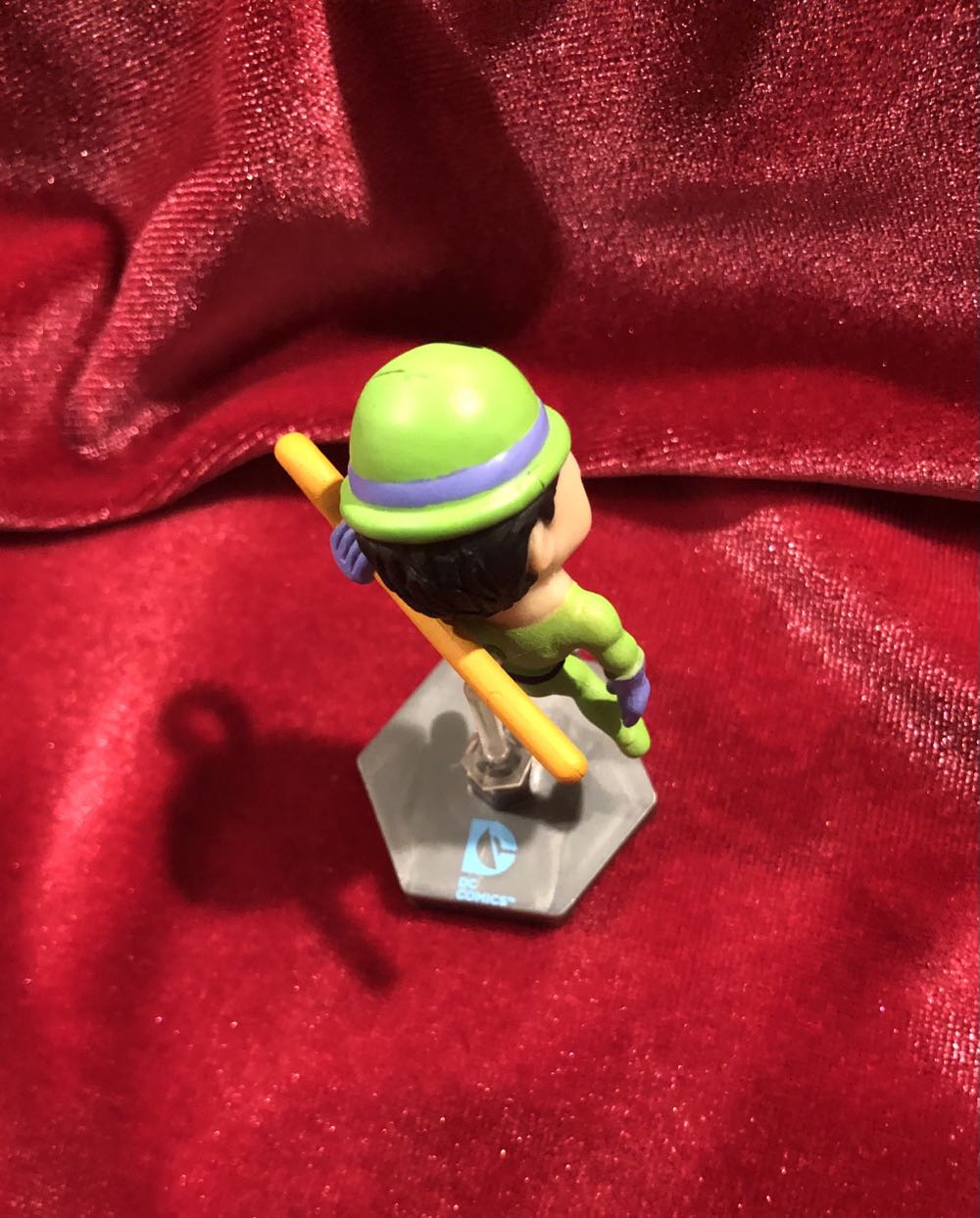 D.C Super Hero Villan Riddler Tiny Miniature Plastic Action Figure Toy   action figure collectible - Main Image 2