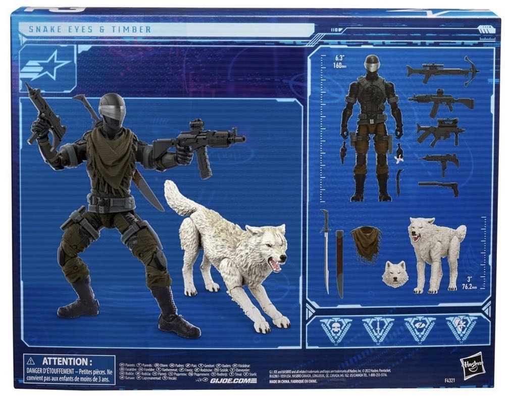 #52 Snake Eyes & Timber v2 - Hasbro (G.I. Joe) action figure collectible - Main Image 2