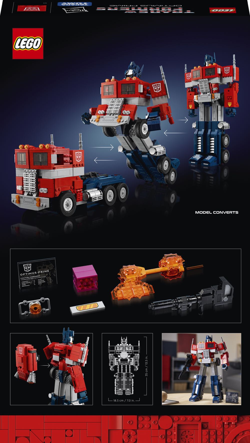 Optimus Prime 10302 -  LEGO® (Lego) action figure collectible [Barcode 673419355704] - Main Image 4