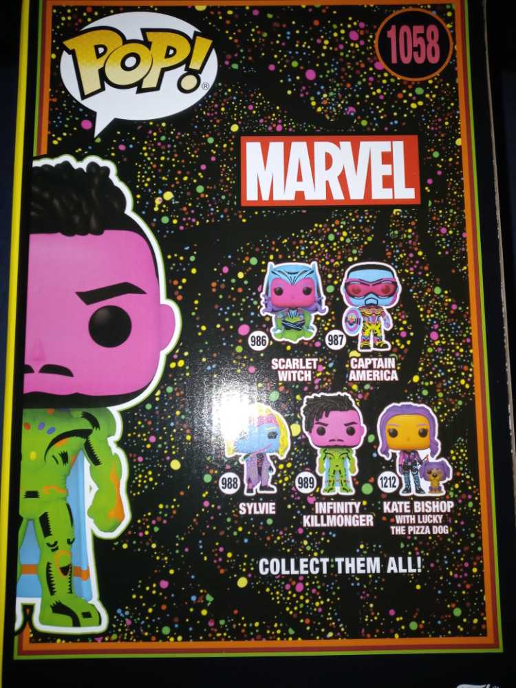 Funko Pop! Marvels What If...?: Infinity Killmonger #1058 - Funko (Marvels What If...?) (Marvels What If...?) action figure collectible [Barcode 889698628143] - Main Image 2