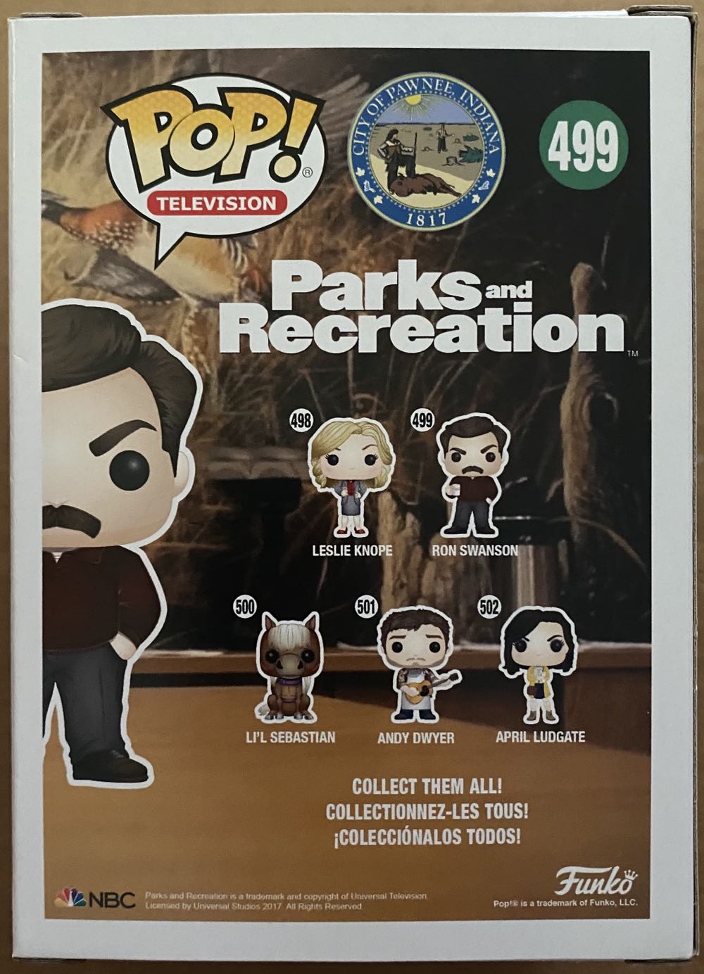 Ron Swanson 499 - Funko (Parks and Recreation) action figure collectible [Barcode 889698130363] - Main Image 3